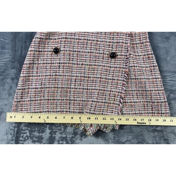 Zara Size Small Tweed Jumpsuit/romper/ Chic Dress Pink Lined - Picture 10 of 10